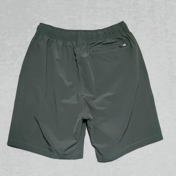 Bear Bottom Shorts Men’s Size Small 7" Swim Hybrid Zip‎ Pocket Green NWOT - Picture 4 of 13